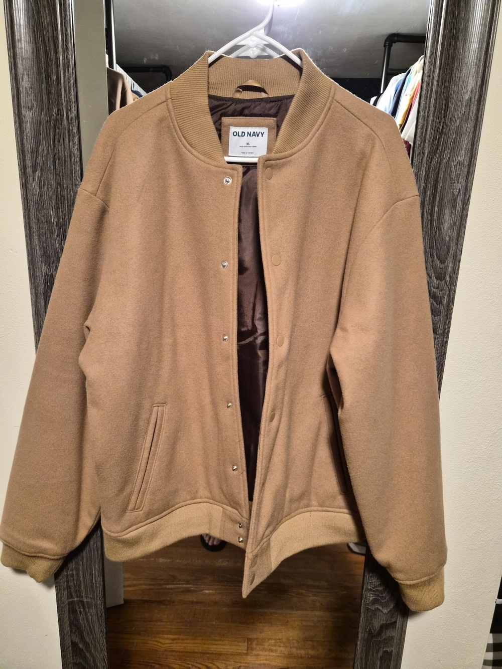 Old Navy Men's Tan Bomber Jacket